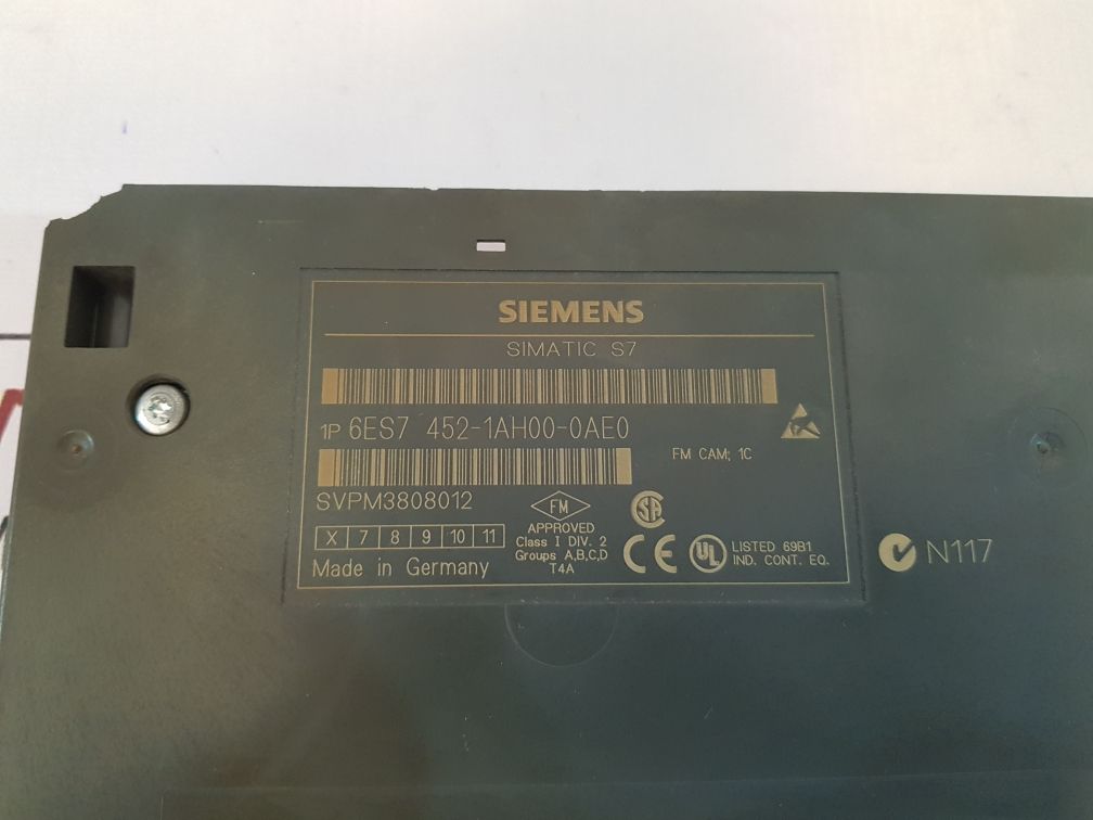 SIEMENS 6ES7 452-1AH00-0AE0 FM CAM CONTROLLER