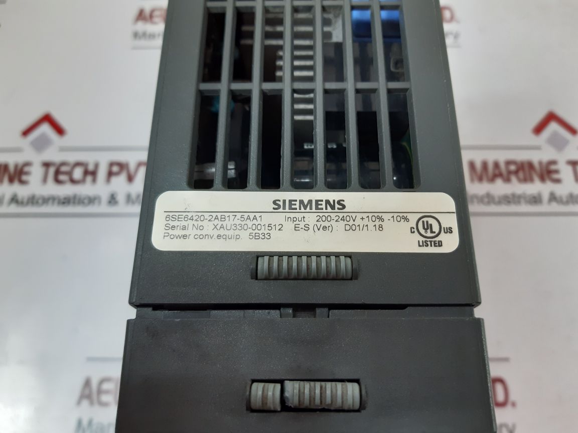 SIEMENS 6SE6420-2AB17-5AA1 MICROMASTER 4 PROFIBUS MODULE