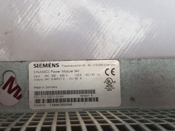 SIEMENS SINAMICS TM31 6SL3055-0AA00-3AA1 TERMINAL MODULE