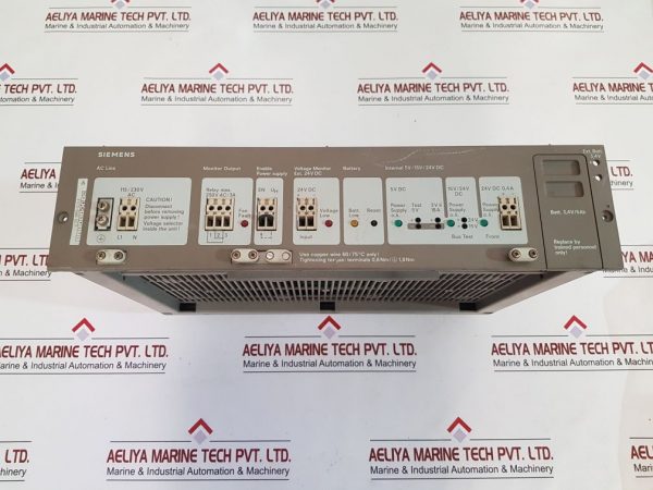 SIEMENS E115/230 G5 / 18WRG MODULAR POWER SUPPLY