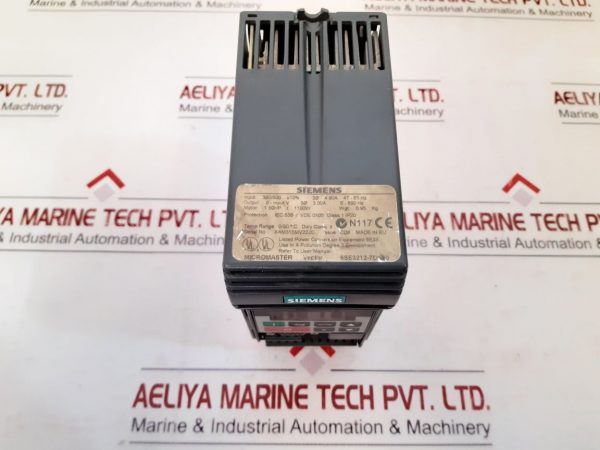 SIEMENS MICROMASTER VECTOR 6SE3212-7D 0/6SE3212-7DA40