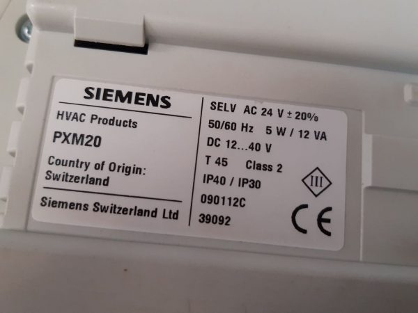 SIEMENS PXM20 NETWORK COMPATIBLE OPERATING UNIT