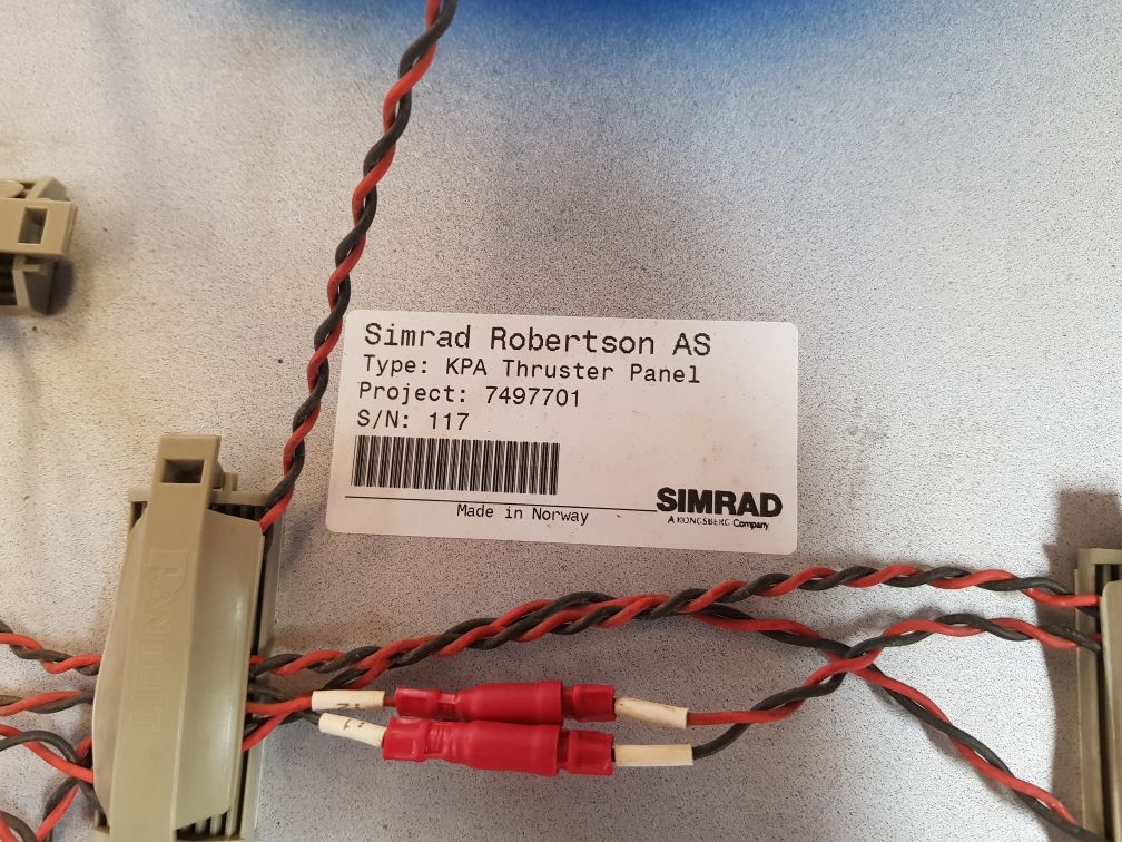 SIMRAD ROBERTSON 7497701 KPA THRUSTER PANEL
