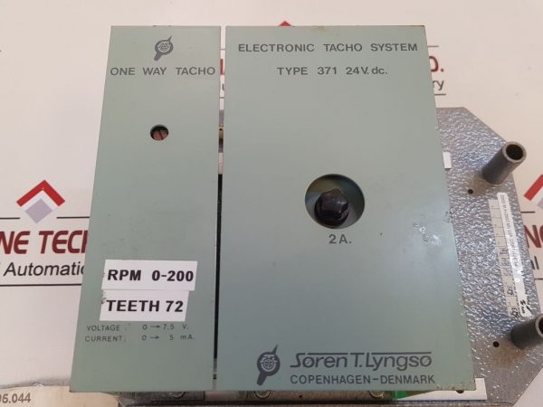 SOREN T.LYNGSO 371 24V.DC ELECTRONIC TACHO SYSTEM 371.133