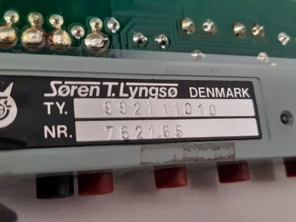 SOREN T.LYNGSO 992111010 DEAD BAND AMPLIFIER