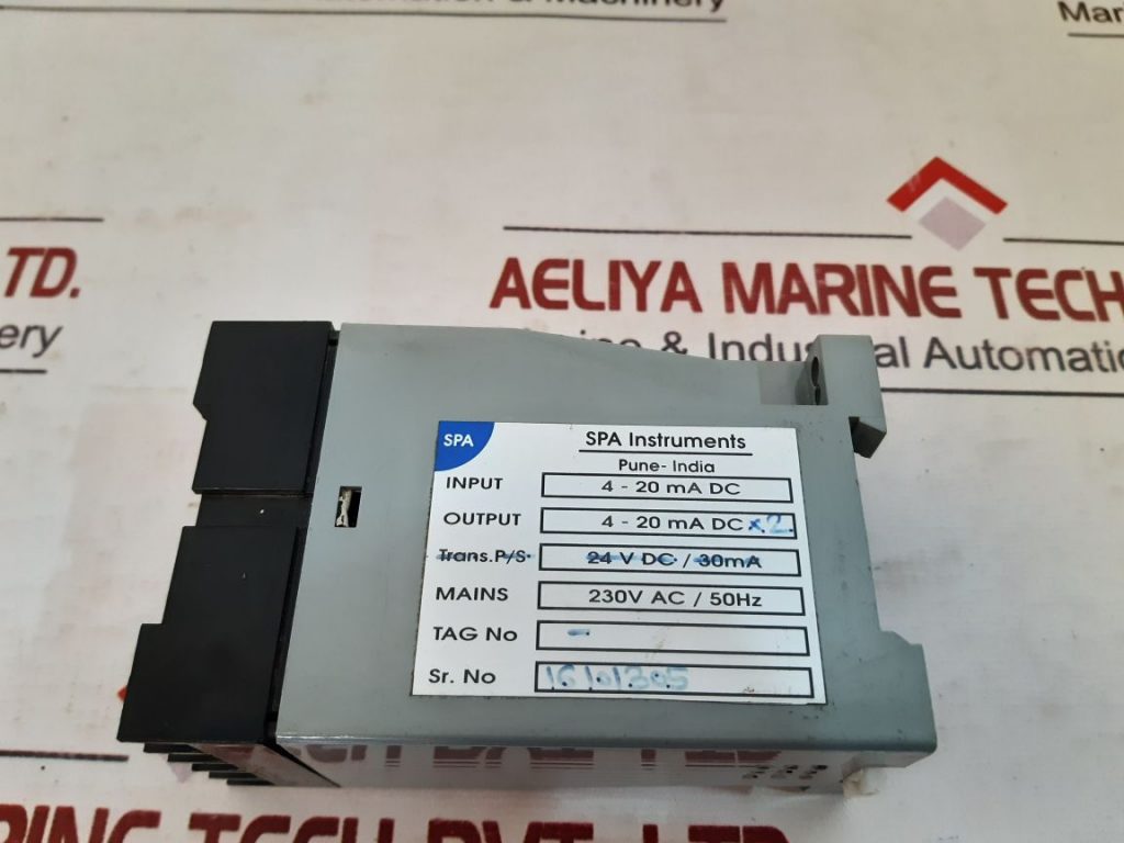 SPA INSTRUMENTS SI-300 SIGNAL ISOLATOR - Aeliya Marine