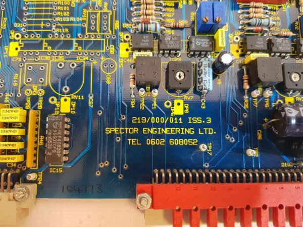 SPECTOR 219/000/011 PCB CARD 219/00/011