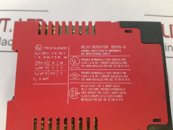 STAHL 9251/02-60 RELAY REPEATER