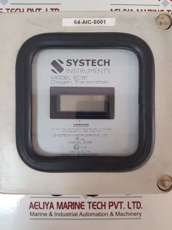 SYSTECH INSTRUMENTS EC91 OXYGEN TRANSMITTER