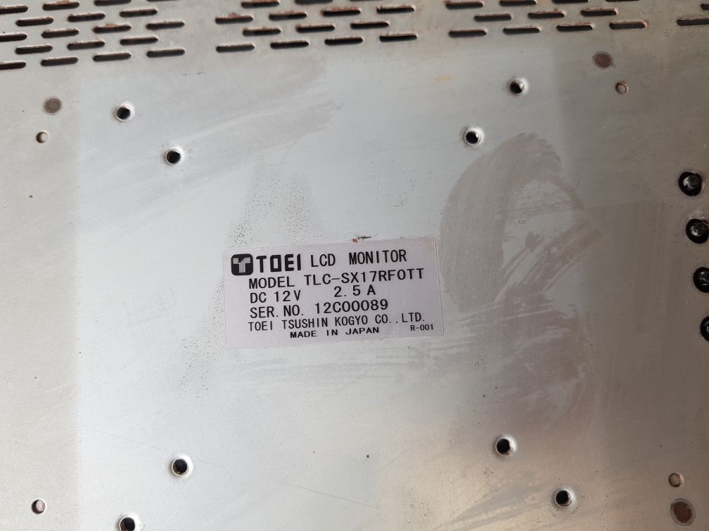 TOEI TLC-SX17RFOTT LCD MONITOR