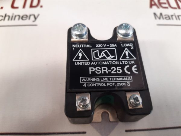 UNITED AUTOMATION PSR-25 POWER CONTROL MODULE