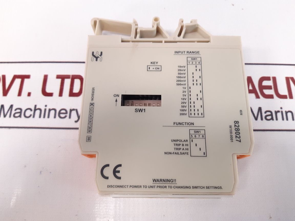 WEIDMULLER 828027 DC VOLTAGE INPUT TRIP ALARM