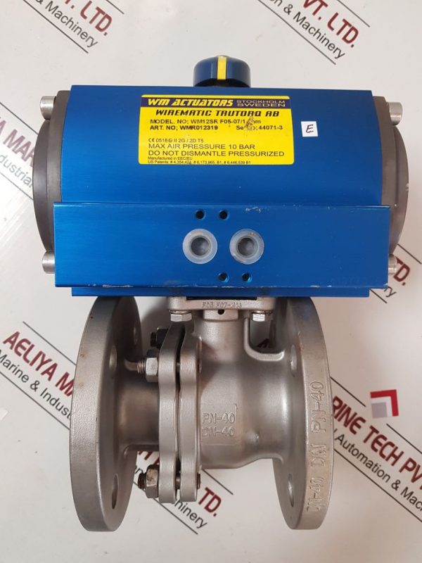 WIREMATIC WMR012319 ACTUATOR COMPLETE /BALL VALVE WM12SR F05-07/14MM