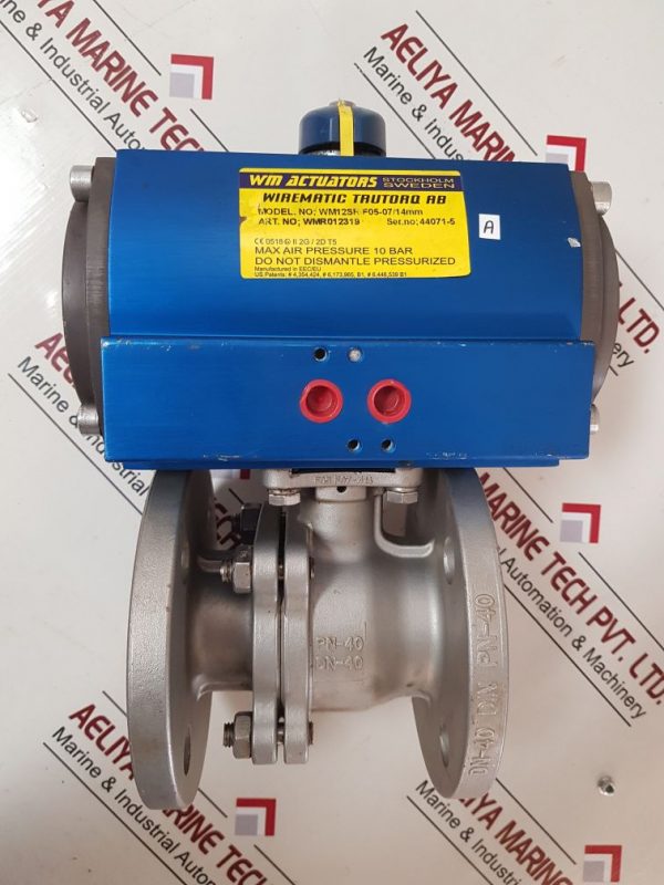 WIREMATIC WMR012319 ACTUATOR COMPLETE /BALL VALVE WM12SR F05-07/14MM