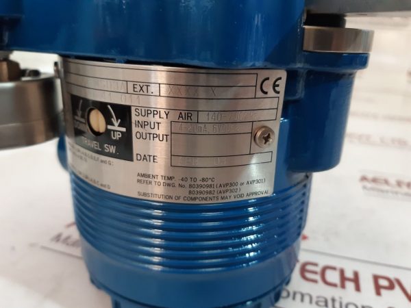 YAMATAKE AVP300-MSD3A SMART VALVE POSITIONER