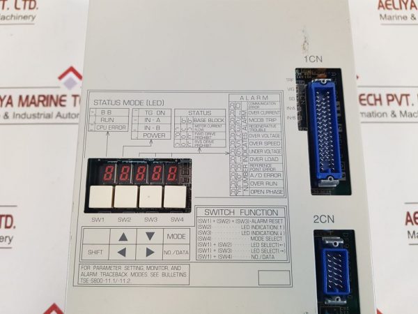 YASKAWA ELECTRIC SERVOPACK CACR-SR15VE12MY11 CNC/ROBOTIC AXIS CONTROLLER