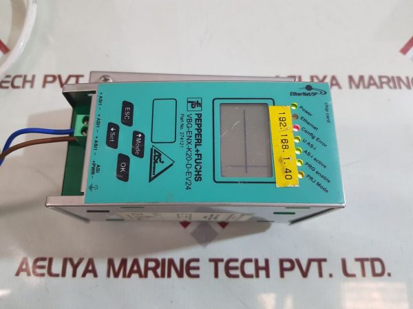 PEPPERL+FUCHS VBG-ENX-K20-D-EV24 ETHERNET + MODBUS TCP