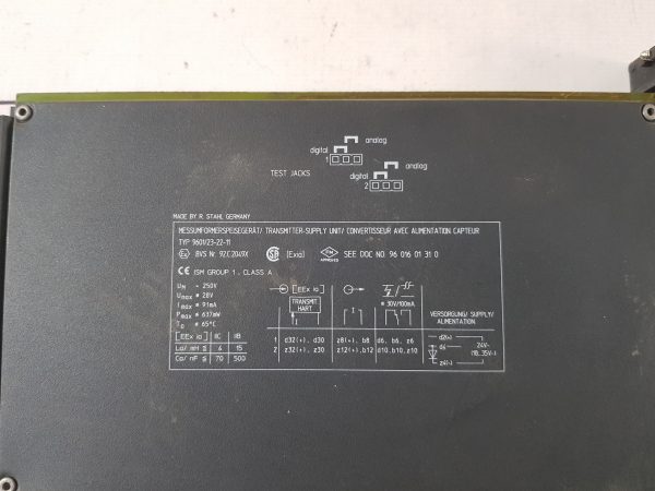 R.STAHL 9601/23-22-11 TRANSMITTER-SUPPLY UNIT