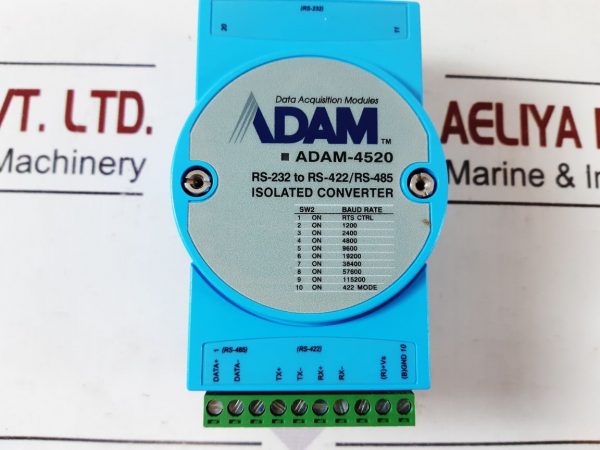 ADVANTECH ADAM-4520 ISOLATED CONVERTER RS-232 TO RS-422/RS-485