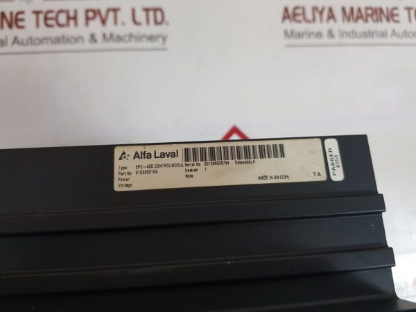 ALFA LAVAL EPC-400 CONTROL MODULE 3183050104