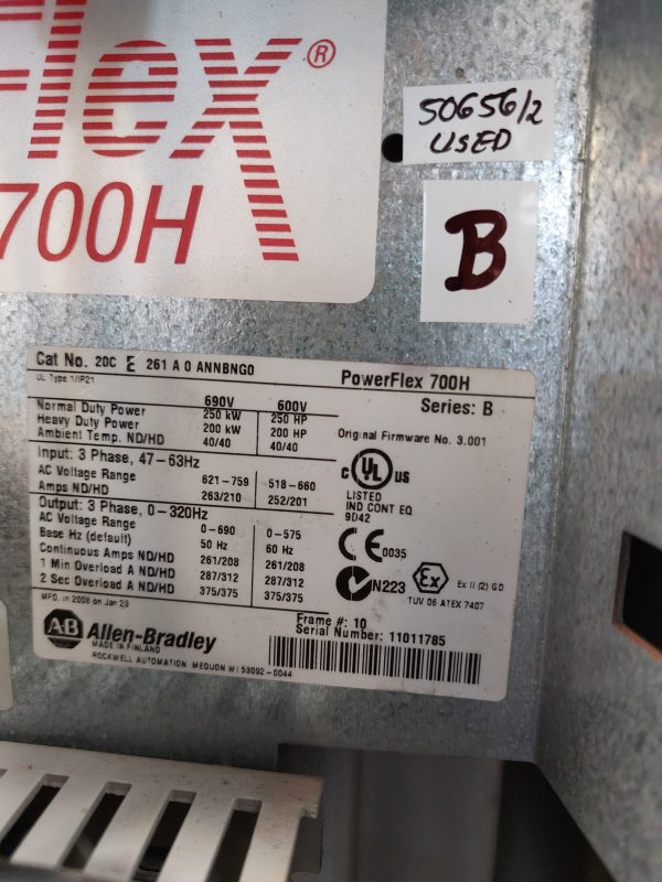 ALLEN-BRADLEY ROCKWELL AUTOMATION 20CE261A0ANNBNG0
