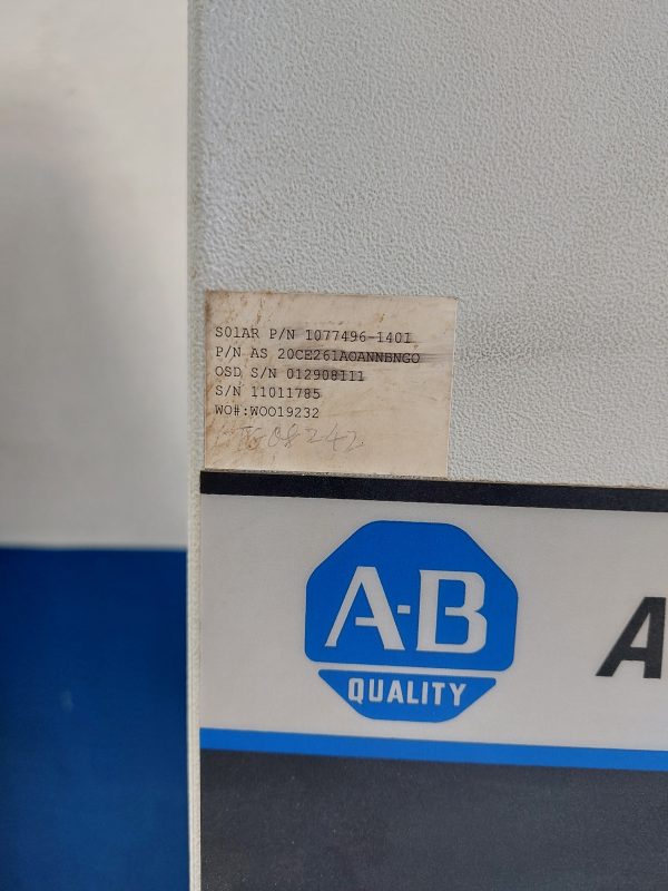 ALLEN-BRADLEY ROCKWELL AUTOMATION 20CE261A0ANNBNG0