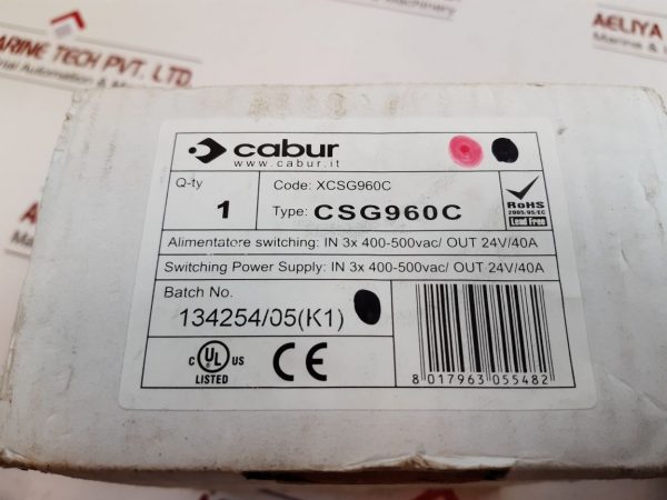 CABUR XCSG960C TRIPLE POWER SUPPLY