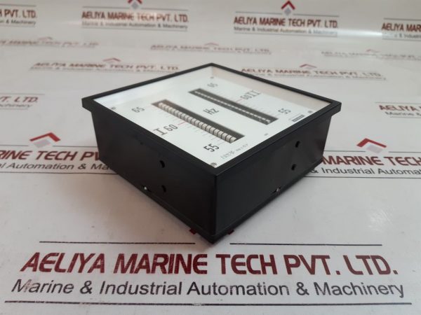 ENERTEC SCHLUMBERGER DOUBLE FREQUENCY METER 55-65 HZ