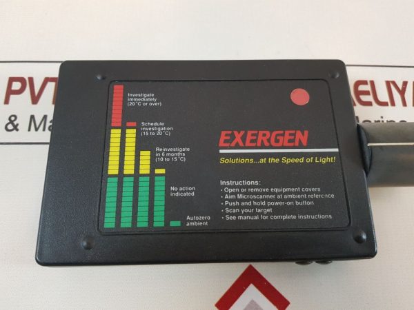 EXERGEN MICROSCANNER E AUTOZERO HEAT SCANNER