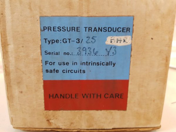 KONGSBERG GT-3/25 BAR PRESSURE TRANSDUCER