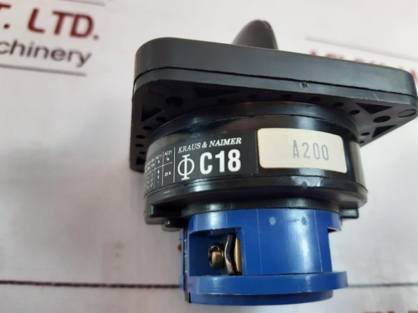 KRAUS & NAIMER C18 ROTARY SWITCH A200