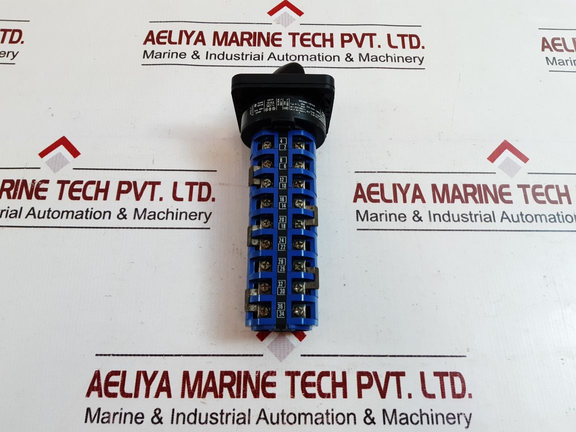 KRAUS & NAIMER C18 F-2541 POSITION ROTARY SWITCH 600VAC