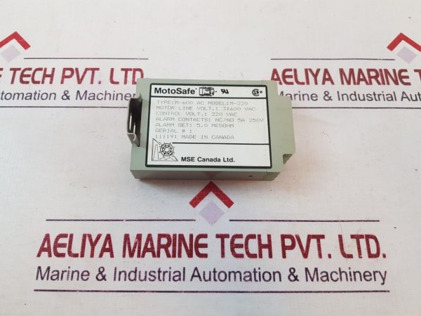 MSE M-600 RELAY 220 VAC