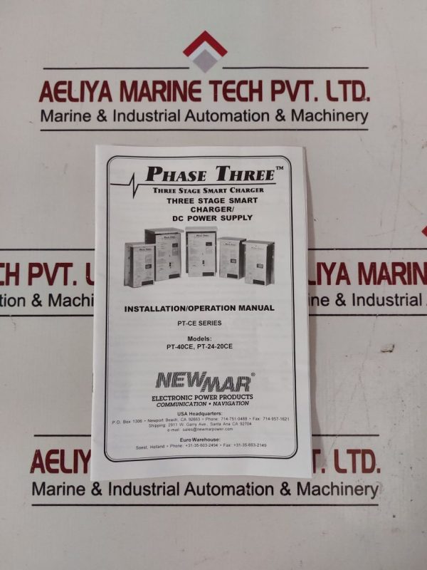 NEWMAR PHASE THREE PT-24-20CE THREE STAGE SMART CHARGER