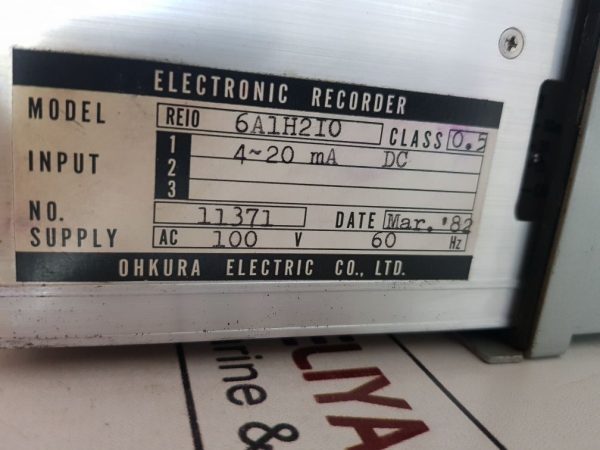 OHKURA PHR-1 ELECTRONIC RECORDER REIO 6A1H2IO
