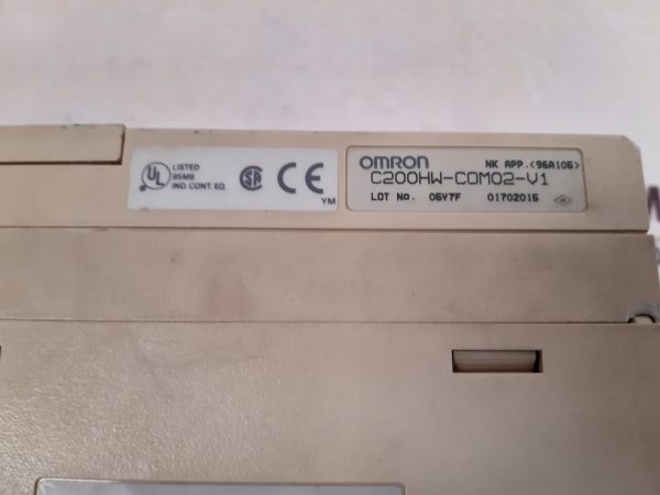 OMRON SYSMAC C200HX-CPU64 PROGRAMMABLE CONTROLLER