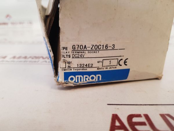 OMRON G70A-ZOC16-3 RELAY TERMINAL SOCKET DC24V