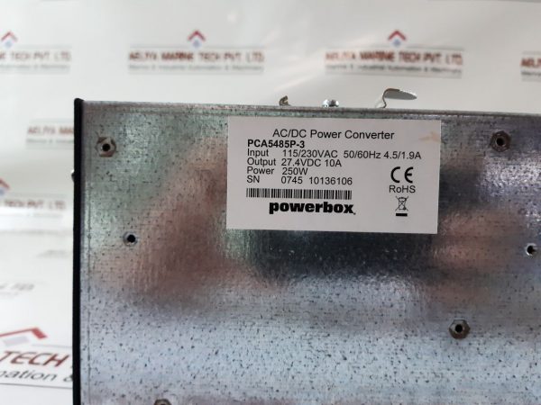 POWERBOX PCA5485P-3 AC/DC POWER CONVERTER