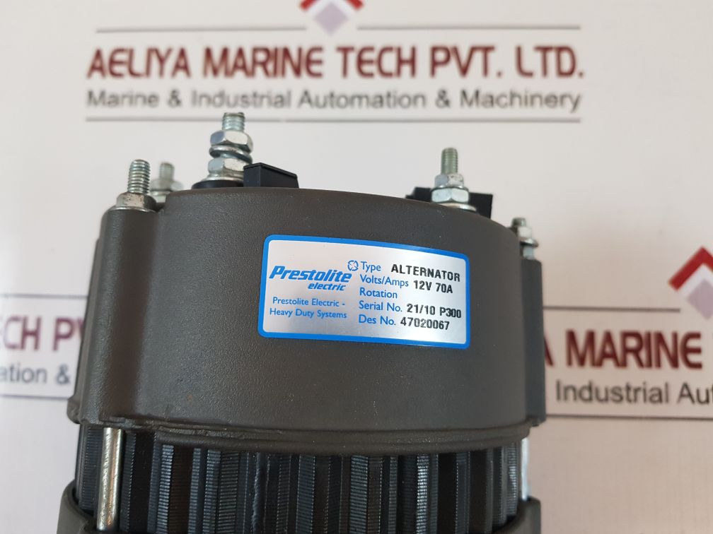 PRESTOLITE ELECTRIC ALTERNATOR 12V 70A - Aeliya Marine