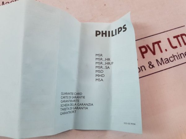 PHILIPS MSR 700/2 LAMP M3 037 006