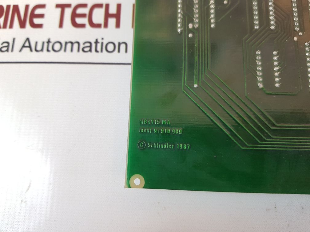 SCHLINDLER MBKV15 MA PCB CARD