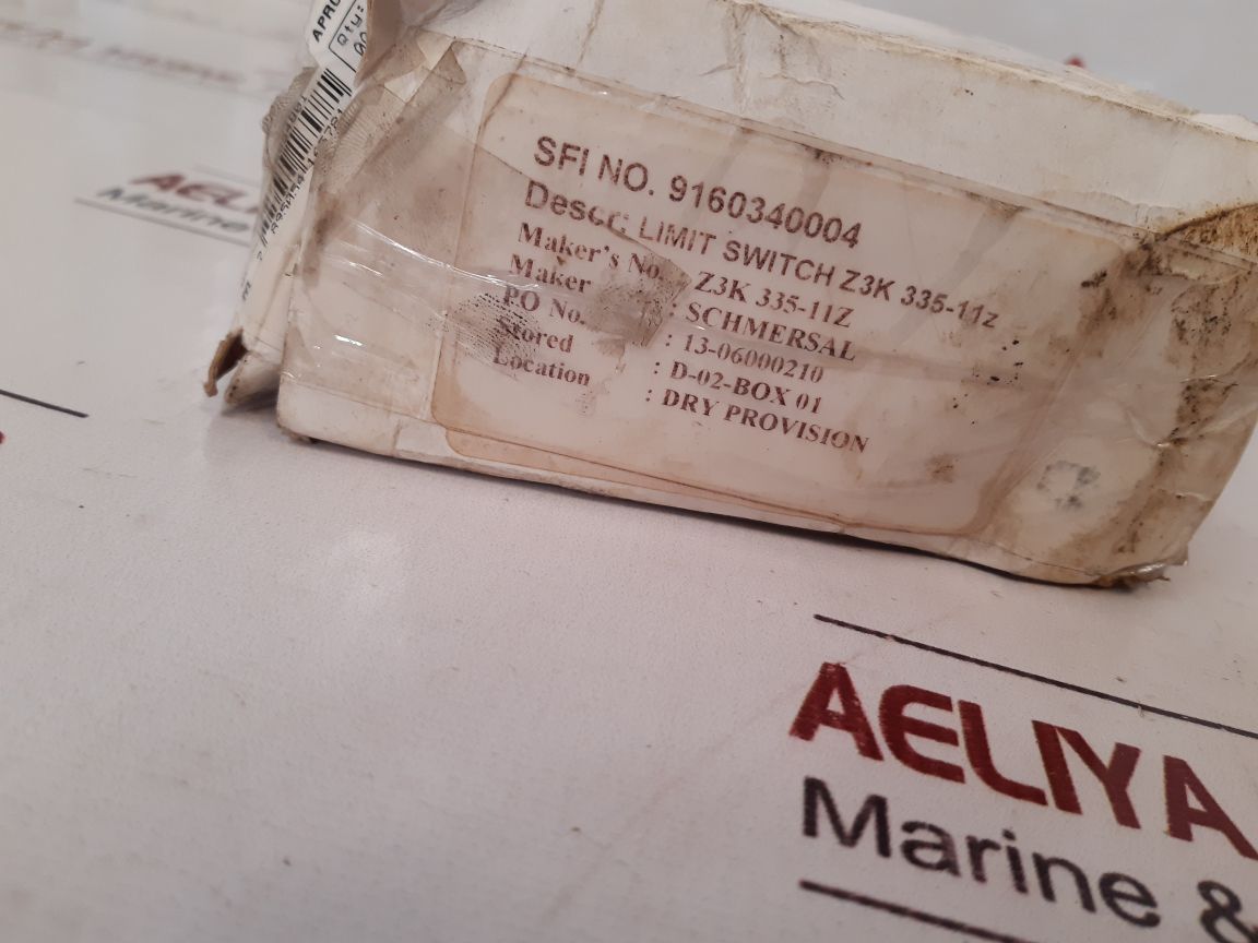 SCHMERSAL Z3K 335-11Z LIMIT SWITCH