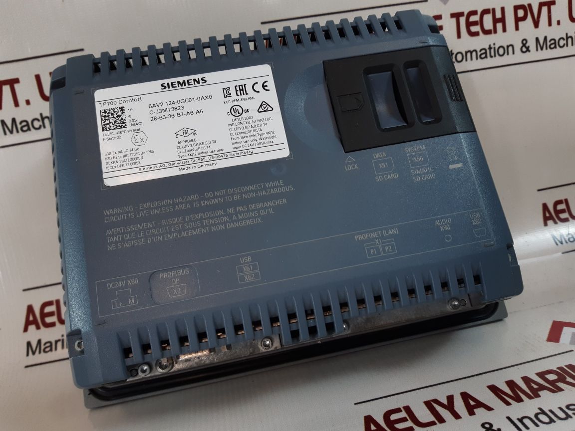 SIEMENS 6AV2 124-0GC01-0AX0 SIMATIC HMI TOUCH PANEL