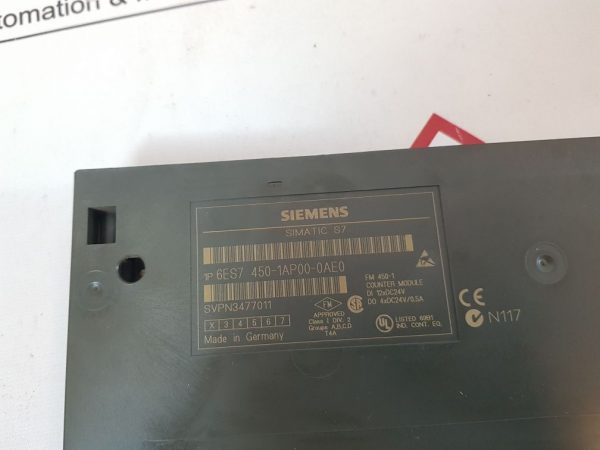 SIEMENS SIMATIC S7 6ES7 450-1AP00-0AE0 COUNTER MODULE