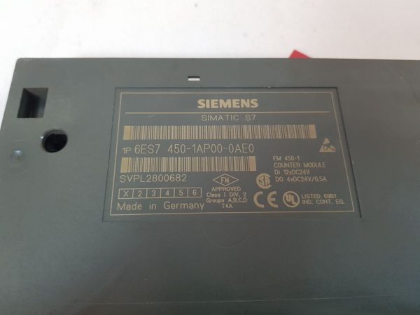 SIEMENS SIMATIC S7 COUNTER MODULE 6ES7 450-1AP00-0AE0