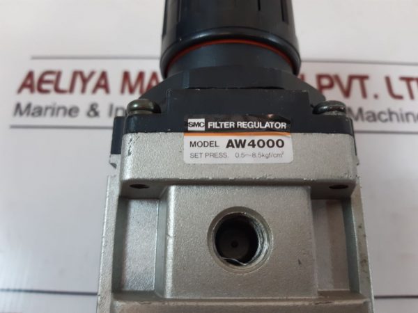 SMC AW4000 FILTER REGULATOR 0.5~8.5KGF/CM2