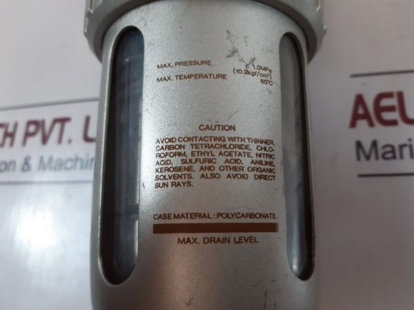 SMC AW401-02 AIR FILTER REGULATOR 0.05~0.83 MPA