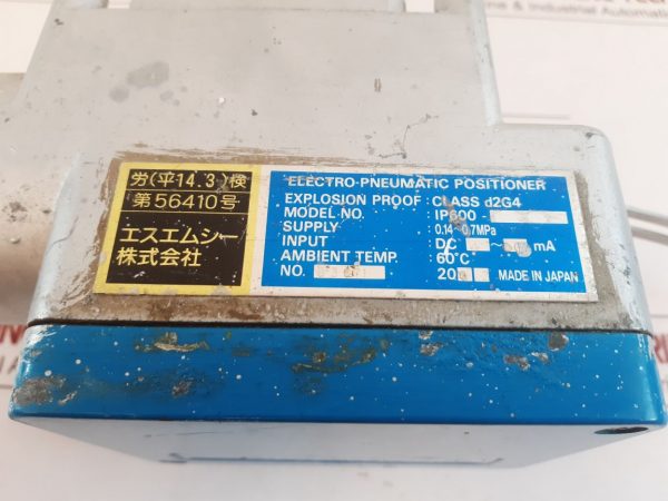 SMC D2G4 ELECTRO-PNEUMATIC POSITIONER IP600