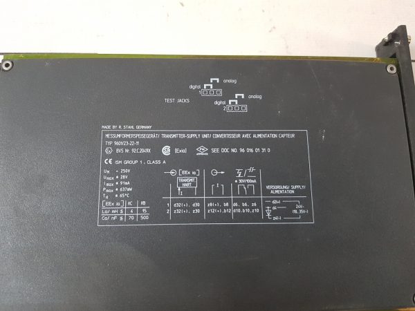 STAHL 9601/23-22-11 TRANSMITTER-SUPPLY UNIT