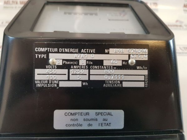 SCHLUMBERGER A7A1 0 ACTIVE ENERGY METER